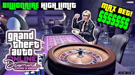 HIGH LIMIT BILLIONAIRE GAMBLING GTA ONLINE (MAX BET) .